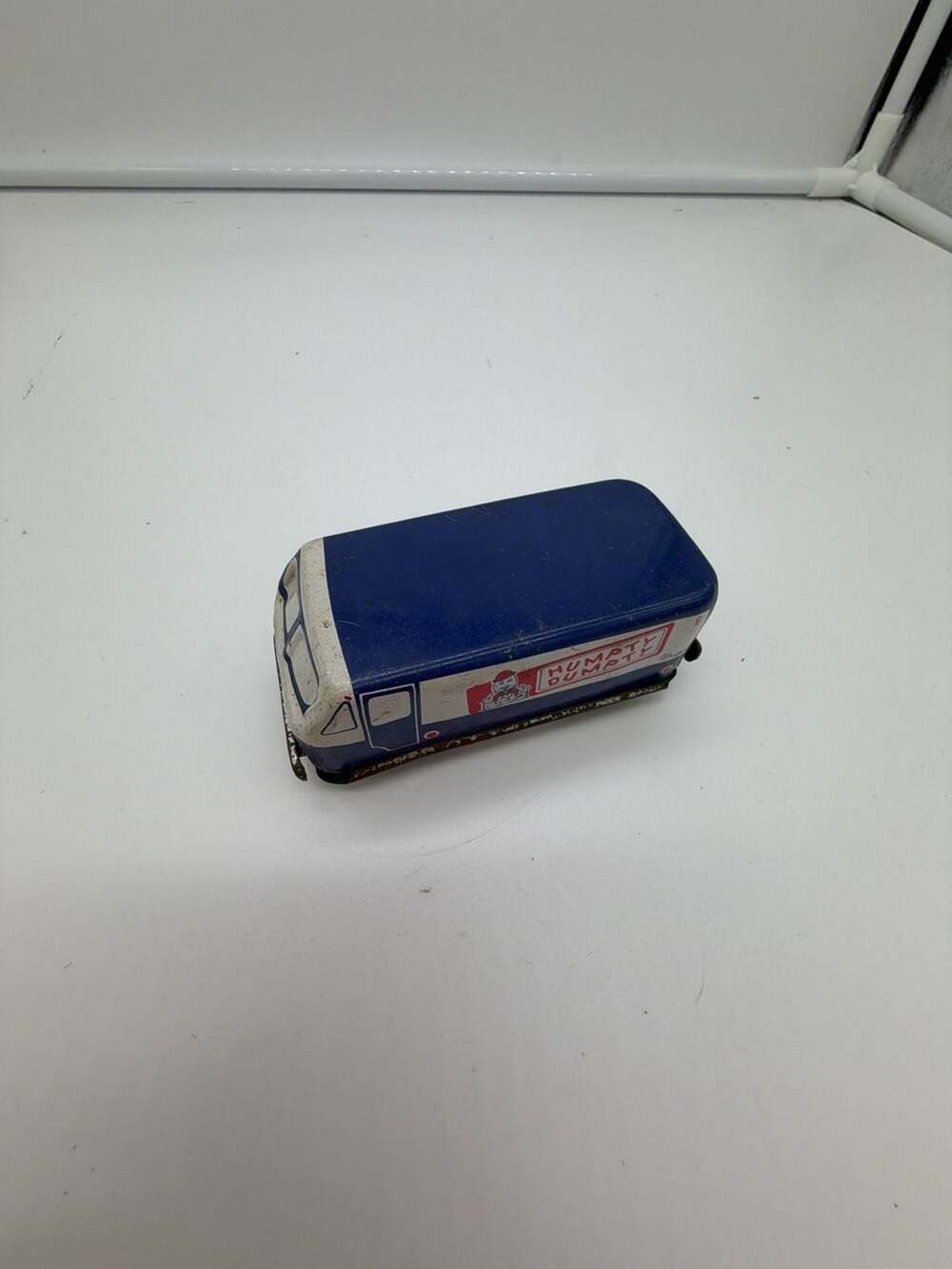 Vintage Humpty Dumpty Chips Advertising Tin Toy Delivery Van Truck